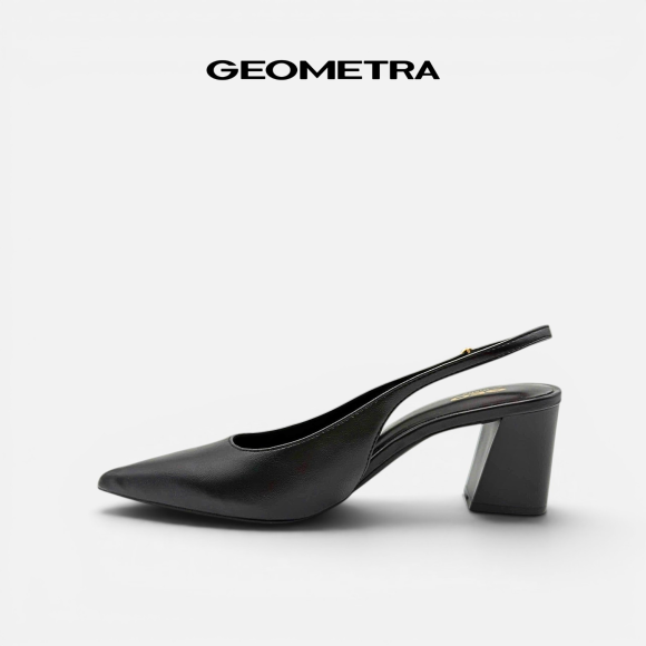 Giày cao gót Slingback Noir Prestige - WSB0925