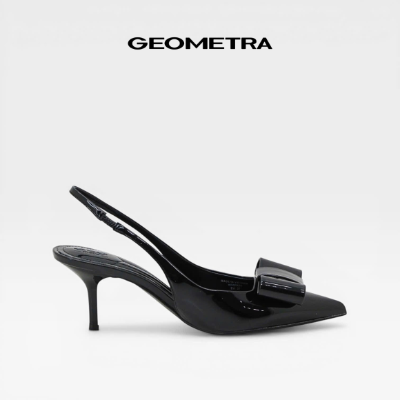 Giày Slingback Nơ Burgundy Muse - 14WSB0825