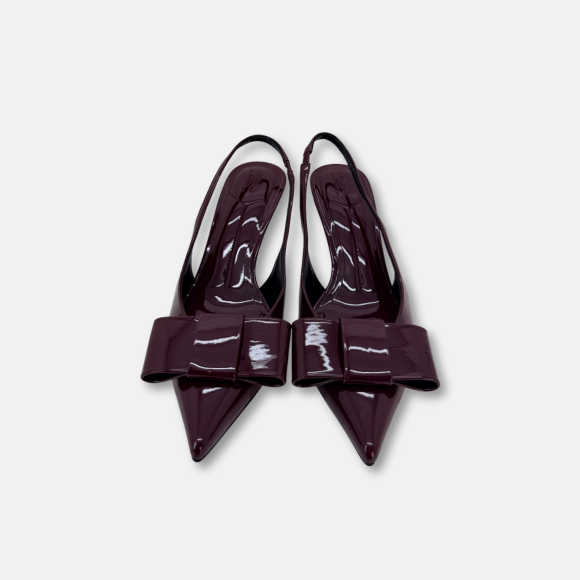 Giày cao gót bít mũi hở gót Midnight Sharp