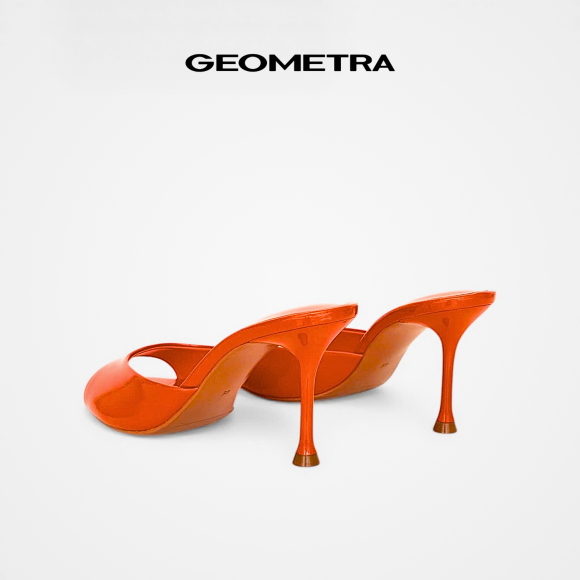 Dép cao gót hở mũi Peep Toe WDC0225 - GEOMETRA
