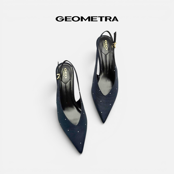 Giày cao gót Slingback Dark Sapphire - WSB0625