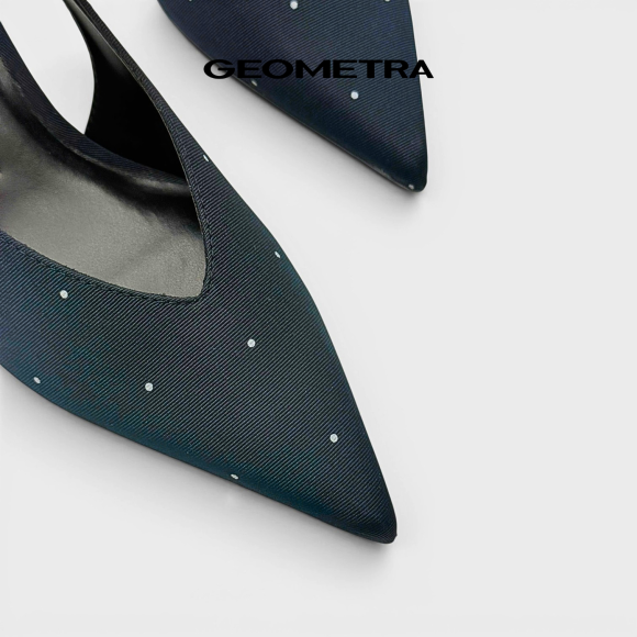 Giày cao gót Slingback Dark Sapphire - WSB0625