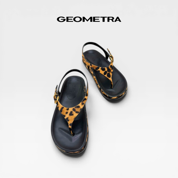 Sandals xỏ ngón Leopard Stride
