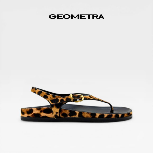 Sandals xỏ ngón Leopard Stride