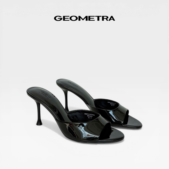 Dép cao gót hở mũi Peep Toe WDC0225 - GEOMETRA