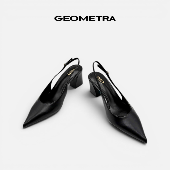 Giày cao gót Slingback Noir Prestige - WSB0925