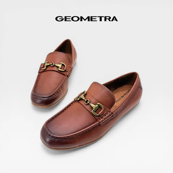 Giày Bit Rustic Coffee Moccasin - 105MCS007
