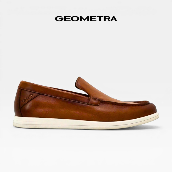 Giày lười nam moccasin MCS006 - GEOMETRA
