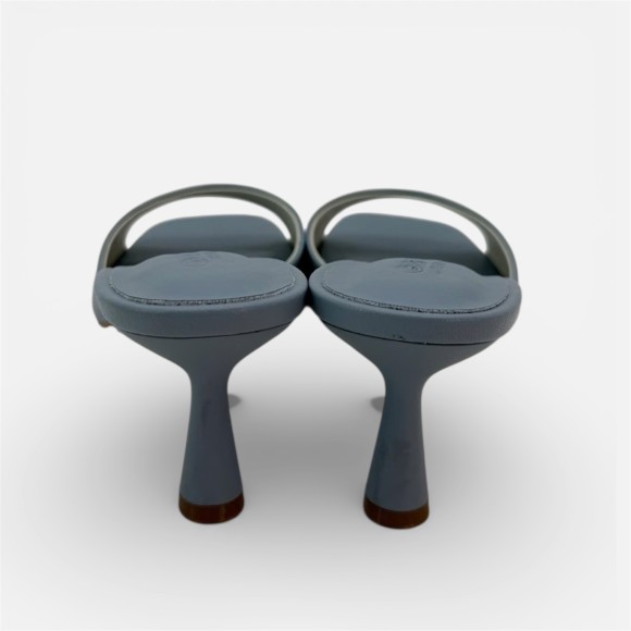 Giày cao gót hở mũi da PU mờ Jet Stone 