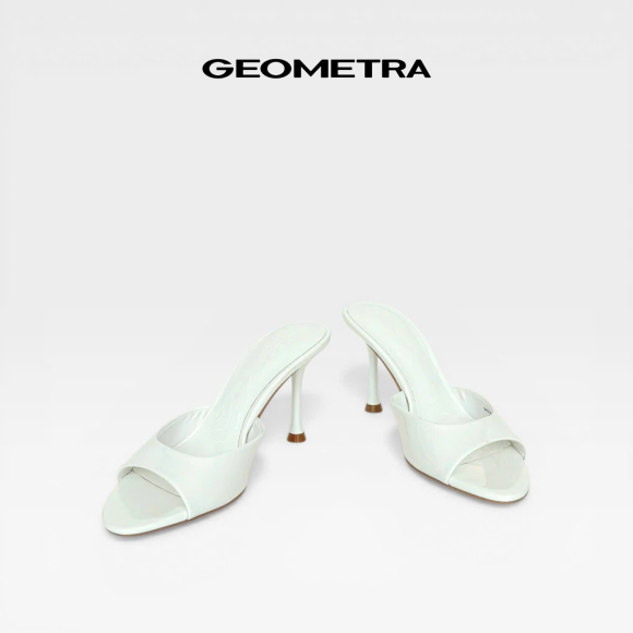 Dép cao gót hở mũi Peep Toe WDC0225 - GEOMETRA