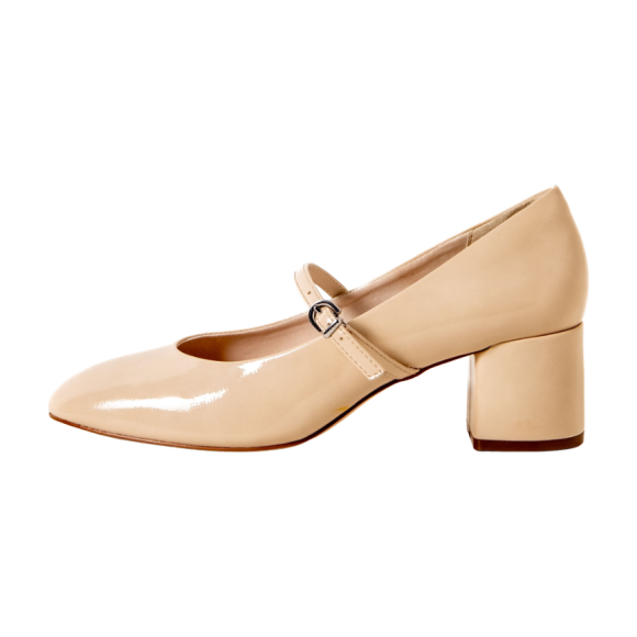 Giày búp bê Mary Jane Beige Moonveil